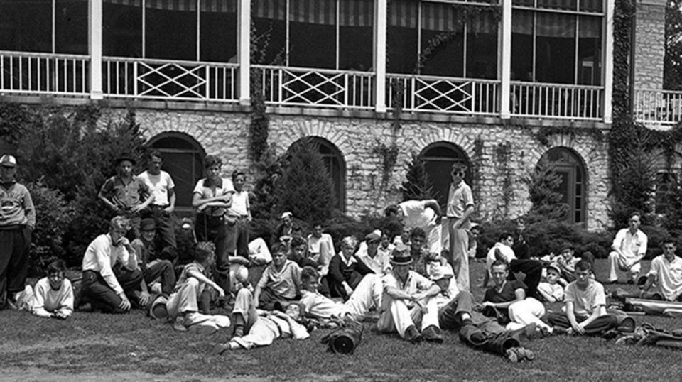 Historic photo of Elgin Country Club caddies